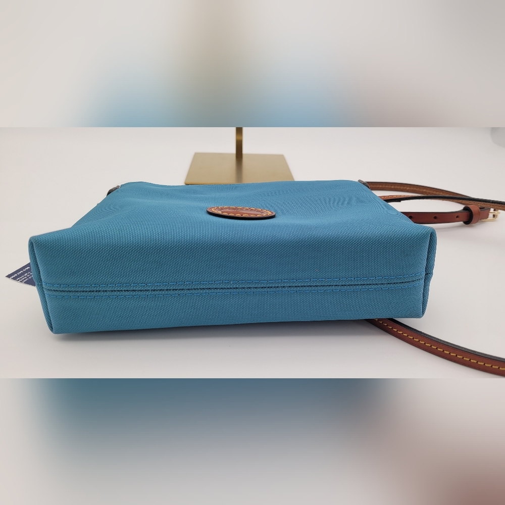 Dooney & Bourke Blue Canvas Crossbody - Picture 6 of 8